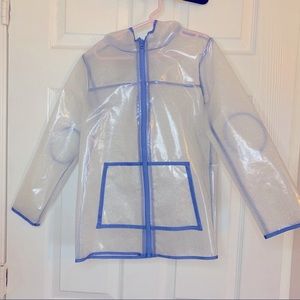 Adorable kids glitter rain jacket